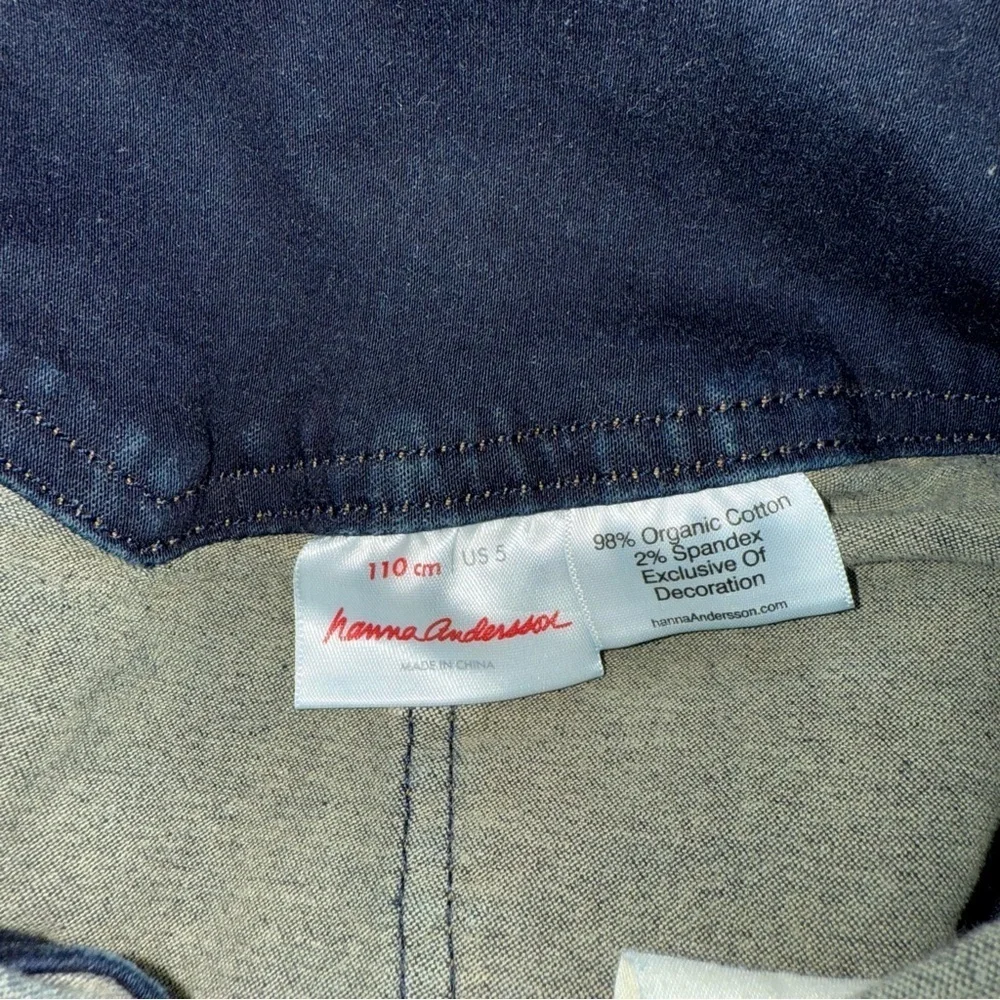 Hanna Andersson Girls Denim Jumper